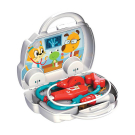 Музыкальная игрушка Азбукварик Скорая помощь с набором доктора, красный