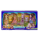 Игровой набор Mattel Enchantimals Солнечная саванна 4 куклы