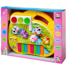 Игрушка для малышей. Пианино "Звуки животных", звуковые и световые эффекты 21,8х5х16,6 см