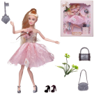 Кукла Junfa Atinil (Атинил) Мой розовый мир в платье с двухслойной юбкой, 28см