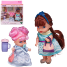Игровой набор Baby Ardana Дома у сёстренок (куколки с сумочками)