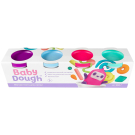 Тесто для лепки BabyDough 4 цвета (фиолетовый, мятный, розовый, нежно-голубой) №1