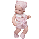 Пупс "Baby So Lovely", 25см (10''), в розовом костюмчике с шапочкой и аксессуарами.