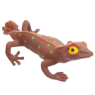 Фигурка Abtoys Юный натуралист Рептилии Геккон (коричневый с зелеными пятнами), термопластичная резина