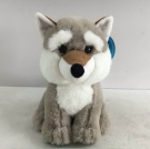 Мягкая игрушка ABtoys В дикой природе Волк серый, 15 см