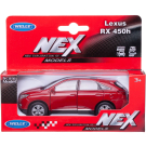 Машинка Welly 1:38 LEXUS RX 450h красная