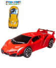 Машинка ABtoys Спортивная гоночная, пластмассовая, 2 цвета: красная или желтая, 19,5х8,5х5см