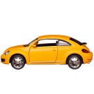 Машина металлическая RMZ City серия 1:32 Volkswagen New Beetle 2012, желтый матовый цвет, двери открываются