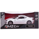 Машина металлическая RMZ City серия 1:32 Toyota FT86, инерционная, цвет белый, двкри открываются