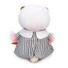 Мягкая игрушка BUDI BASA Кошка Ли-Ли BABY в полосатом платье 20 см