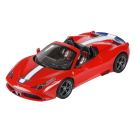 Машина р/у 1:14 Ferrari 458 Speciale, цвет красный с полосой, светящиеся фары, аккумулятор в комплекте