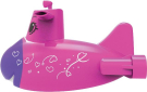 Лодка подводная SUBlife - "Виллис", розово-фиолетовая, работает от встроенного аккумулятора