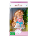 Кукла-мини Baby Ardana серия Питомец блондинка с розовым мишкой 11 см