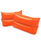 Нарукавники надувные INTEX оранжевые "Large Arm Bands" (Большие), 6-12 лет, 25х17 см