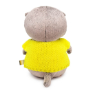 Мягкая игрушка BUDI BASA Кот Басик BABY в свитере с сердцем