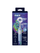 Oral-B Электрическая зубная щетка Детская Vitality Pro Kids Chameleon (D1034132K) для бережной чистки 3+ лет голубая 1 шт