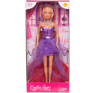 Кукла Defa Lucy в фиолетовом блестящем платье 29 см