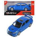 Машинка металлическая Uni-Fortune RMZ City 1:43 Subaru WRX STI без механизмов, 2 цвета (синий/красный), 10,10х4,06х3,34 см