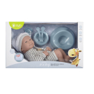 Пупс JUNFA Pure Baby 35см в комбинезоне и шапочке