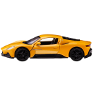 Машина металлическая RMZ City серия 1:32 Maserati MC 2020, инерционный механизм, двери открываются, желтый цвет.