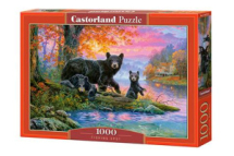 Пазл Castorland Медведи на рыбалке, 1000 деталей
