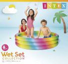 Бассейн надувной детский INTEX Rainbow Ombre Pool (Радужные переливы) от 2-х лет 147смx33см