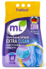 Стиральный порошок Meine Liebe EXTRA CLEAN универсальный концентрат, 2,4 кг