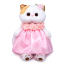 Мягкая игрушка BUDI BASA Кошка Ли-Ли в платье с объемными цветами