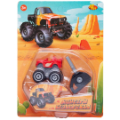 Машинка Abtoys Монстры бездорожья к с пусковым устройством, 3,5х4,5х4,2см