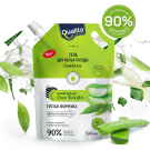 Средство для мытья посуды QUALITA GREEN TEA&ALOE сменный блок 500мл