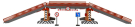 Игровой набор Форма Мост автомобильный для масштабных моделей 1:43 и 1:36