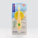 Зубная щетка Longa Vita детская силиконовая с ограничителем, желтая