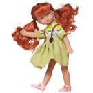 Кукла Junfa 20 см с ярко-рыжими волосами в модной одежде