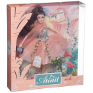 Кукла Junfa Atinil (Атинил) Солнечный день в платье с пайетками, в наборе с аксессуарами, 28см, шатенка