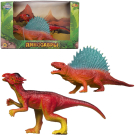 Игровой набор ABtoys Юный натуралист Динозавры: Диметродон против Зауролофа