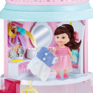 Игровой набор Abtoys В гостях у куклы Замок кукольный в сумочке-переноске с куклой и аксессуарами