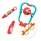 Музыкальная игрушка Азбукварик Скорая помощь с набором доктора, красный