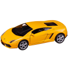Машинка Welly 1:38 с пружинным механизмом,LAMBORGHINI GALLARDO LP560-4 желтая