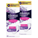 Always Незаметная защита Прокладки ежедневные удлиненные DUO 28шт 2уп.