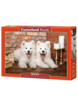 Castorland Пазл 1000 деталей Щенки самоеда