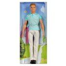 Кукла Defa. Kevin Юноша в белых брюках и футболке-поло, 2 вида в коллекции, 30 см