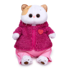 Мягкая игрушка BUDI BASA Кошка Ли-Ли в теплом костюме с сердечком 24 см