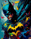 Набор для творчества Белоснежка Картина по номерам Бэтмен 40х50
