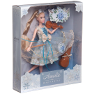Кукла ABtoys "Бал принцессы" с диадемой, скрипкой, светлые волосы 30см