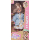 Кукла Junfa 20 см с платиновыми волосами в модной одежде