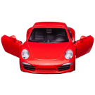 Машина металлическая RMZ City серия 1:32 Porsche 911 Carrea S, красный цвет, двери открываются