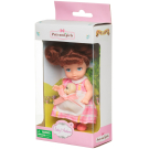 Кукла-мини Baby Ardana серия Питомец шатенка с хвостиками с бежевым щенком 11 см