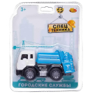 Машинка инерционная Abtoys Cпецтехника Мусоровоз мини