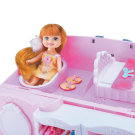 Игровой набор Abtoys В гостях у куклы Дом кукольный в сумке-переноске с куклой и аксессуарами.