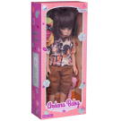 Кукла Junfa Ardana Baby шатенка с короткими волосами с совенком 37,5 см